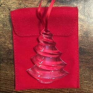 Baccarat Crystal ( Clear) 2004 Noel Christmas Tree Ornaments